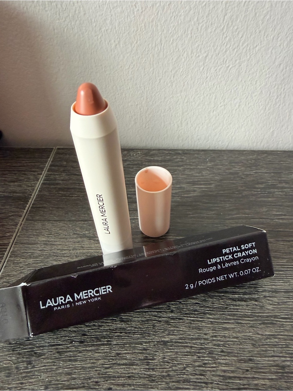 laura mercier Petal Soft Lipstick Crayon - Peachy Nude